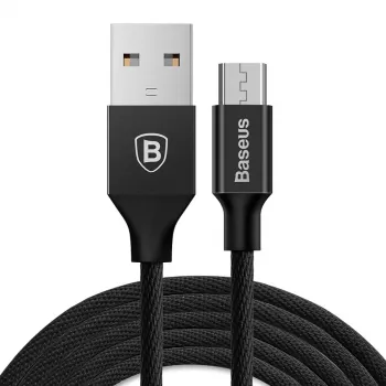 Baseus Yiven USB-A naar Micro-USB-kabel 1,5 m 2 A zwart