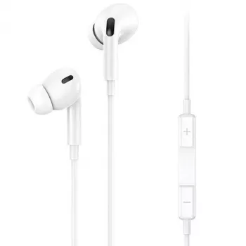 USAMS EP-41 MAX Lightning in-ear stereokoptelefoon wit