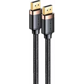 USAMS DisplayPort-kabel 2m 4K U74HD zwart SJ531HD01 (US-SJ531)