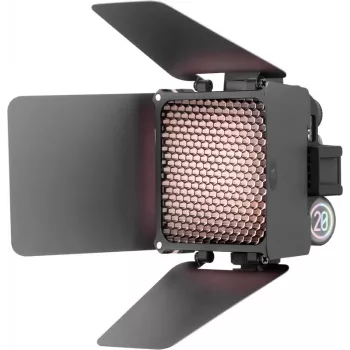 Zhiyun M20 Combo 20W bi-color LED-videolichtset met RGB, ministatief, diffuser, grid, barndoors