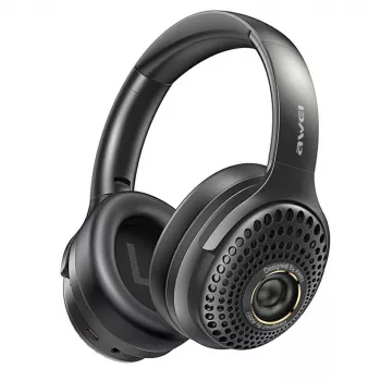 AWEI AT30 Bluetooth 6.0 Draadloze hoofdtelefoon, Zwart