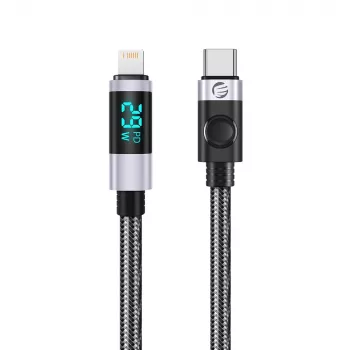 ORICO LDC2L USB-C naar Lightning PD 29W LED-indicator kabel 2m zwart