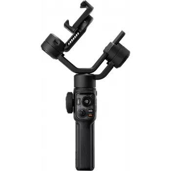 Zhiyun Smooth 5S AI smartphone-gimbal met magnetisch vullicht, 3-assige stabilisator, 300g draagvermogen, zwart