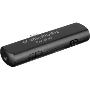 BOYA BY-WM4 PRO RXD 2,4GHz draadloze microfoonontvanger voor iOS Lightning-apparaten