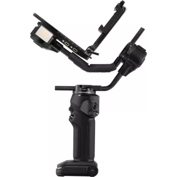 ZHIYUN CRANE 4 COMBO 3-assige camera-gimbalstabilisator met 6kg nuttige lading, 12h accu, touchscreen & vullicht, zwart