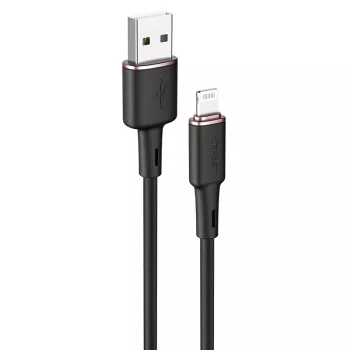 ACEFAST MFI-gecertificeerde USB-A naar Lightning kabel 1,2 m zwart (C2-02)