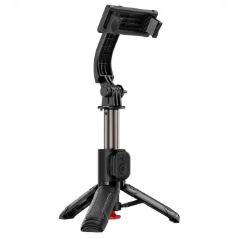 ACEFAST E42 selfiestick-statief met automatisch statief en Bluetooth-afstandsbediening, 63 cm, zwart