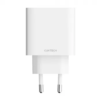 Cuktech A19 30W GaN wandlader USB-A + USB-C - wit
