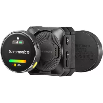 Saramonic BLINKME B2 2-persoons draadloos microfoonsysteem met touchscreen, ingebouwde opname en oplaadcase