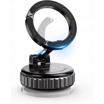 ULANZI MA40 MagSafe vacuüm zuignap telefoonhouder met 360°-draaiing voor dashboard, voorruit en bureau