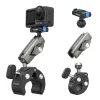 TELESIN Magic Arm Clamp Mount voor DJI Osmo Action 5 Pro/4/3, Osmo 360, GoPro, Insta360 – S3-HBM-14-TDJ