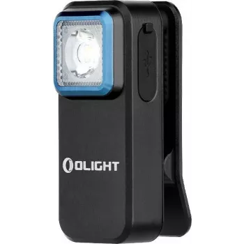 OLIGHT Oclip zwart oplaadbare clip-zaklamp 300 lumen USB-C IPX7