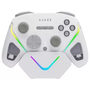 AJAZZ GP100S draadloze gamepad met oplaadstation, wit