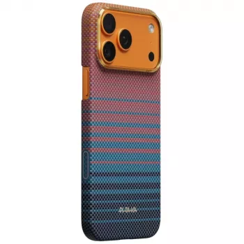 PITAKA Edge Case California Dream 05 voor iPhone 17 Pro Max - Sunset (aramidevezel, MagSafe)
