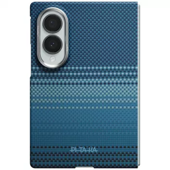 PITAKA Edge Case voor Samsung Galaxy Z Fold 8 - Moonrise - 1500D aramidevezel, MagSafe-compatibel, ultra-slim snap-on hoes