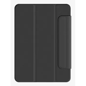 Pomologic BookCover hoes voor iPad Pro 11 (2024) M4 - zwarte folio met standaard, slaap-/waakfunctie, Apple Pencil-ondersteuning
