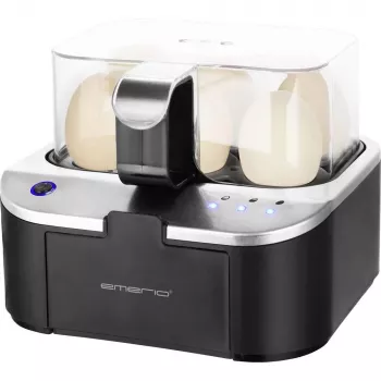 Emerio eierkoker voor 6 eieren, 350 W, zwart