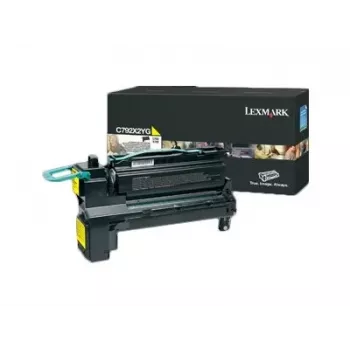 Lexmark C792X2YG gele tonerpatroon met extra hoge capaciteit