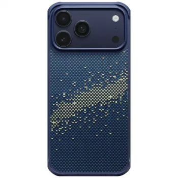 PITAKA StarPeak Aramid ProGuard MagSafe-hoes voor iPhone 17 Pro - Melkwegstelsel
