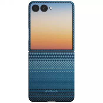 PITAKA Edge hoes voor Samsung Galaxy Z Flip8 Moonrise - aramidevezel MagSafe hoes