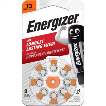 Energizer zink-lucht-gehoorapparaatbatterijen maat 13 (AZ13DP8 TL8)