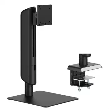 VALUE Zware vrijstaande LCD-arm, in hoogte verstelbaar, tot 49", 18 kg, zwart