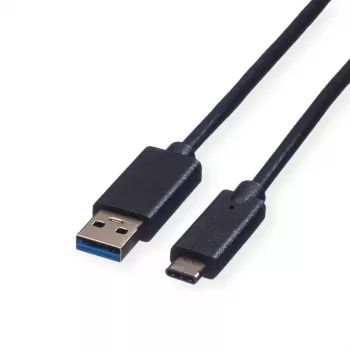 ROLINE USB 3.2 Gen 1 kabel A naar C, 1 m, zwart