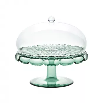 Guzzini Vanity Taartstandaard met stolp Matcha Groen