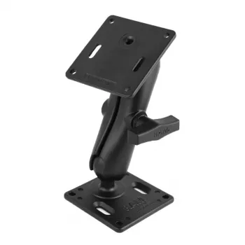 RAM MOUNTS RAM-102U-2461 dubbele VESA-75x75-mm-plaatadapter voor 1,5-inch kogelbasissen