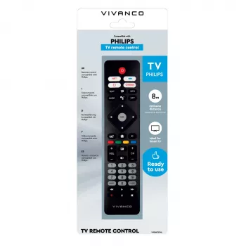 Vivanco VVREMOTEPHIL universele afstandsbediening voor Philips tv's