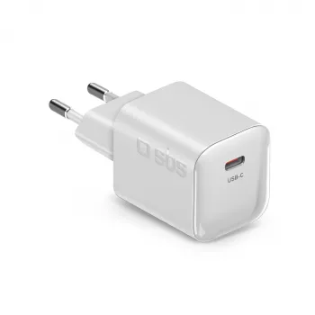 SBS 20W USB-C PD wandlader - wit