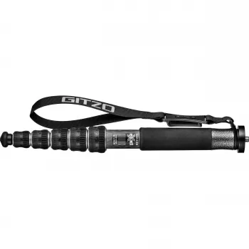 Gitzo GM2562T Traveler Series 2 Carbon Fiber eenbeenstatief, 6 segmenten, max. hoogte 142 cm, belasting 12 kg, zwart