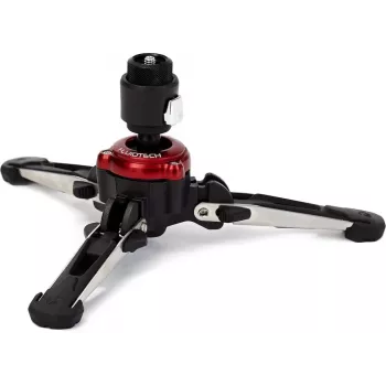 Manfrotto MVMXPROBASE fluid statiefvoet met FLUIDTECH 3D-beweging voor XPRO-statieven, zwart