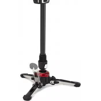Manfrotto MVMXPROBASE fluid statiefvoet met FLUIDTECH 3D-beweging voor XPRO-statieven, zwart
