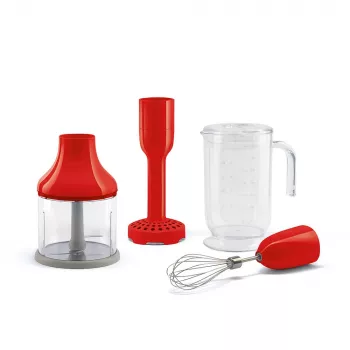Smeg HBAC11RD garde- en aardappelstamper-opzetstukken voor HBF02 staafmixer
