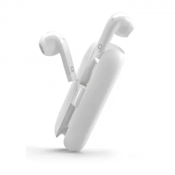 SBS Nu Blade True Wireless-oortjes (TWS), wit (TEEARTWSBLADEBTW)