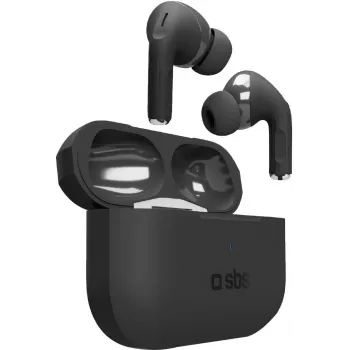 SBS Air Kab Max TWS-oortjes met draadloze oplaadcase, zwart (TEEARTWSPMAXBTK)