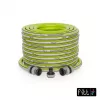 NO NAME Kiuma Lime 1/2 inch 20m tuinslang - 5-laags PVC, NTS anti-torsie, 20 bar barstdruk, UV- en algbestendig, ftalaatvrij