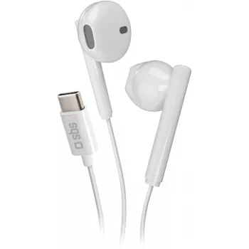 SBS Studio Mix 65c bedrade USB-C-oortjes, wit (TEEARTYCAPW)