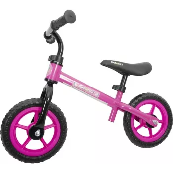 Balance-fiets 10 roze - ultralichte kinderfiets met lekbestendige EVA-banden, verstelbaar zadel en stuur, 18 maanden-5 jaar, max. 25 kg