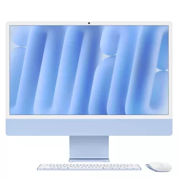 Apple iMac 24 inch blauw M4 8-core CPU 8-core GPU 16GB RAM 512GB SSD Duits toetsenbord