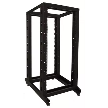 DSIT 27U 19 inch vrijstaande serverrackkast op wielen, 600x800x1400 mm, ongemonteerd, zwart (DS-RR6827)