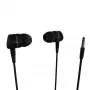 Vivanco VVEARSOLIDSOUNDK in-ear-koptelefoon met microfoon, 3,5-mm jack, gebalanceerd geluid met krachtige bas, zwart