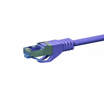 DSIT CAT 6a netwerkkabel LSOH - S/FTP - 0,25 m - violet (DC-6A8-002)