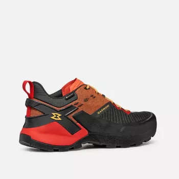 Garmont 9.81 Onyx GTX heren fast hiking schoenen Raven Black/Firecracker Orange