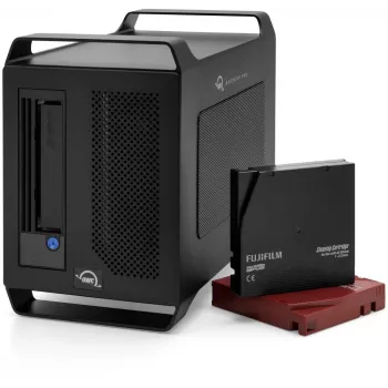 OWC Archive Pro LTO-9 Thunderbolt tapestreamer, 18 TB native / 45 TB gecomprimeerd (OWCTBLTMP90000H)