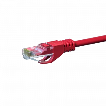 DSIT CAT 6 U/UTP patchkabel, 1 m, rood, CCA, RJ45, gigabit ethernet