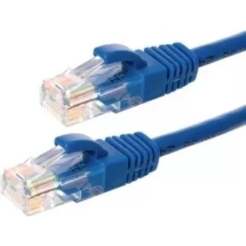 DSIT CAT5e netwerkkabel U/UTP 0,25 m blauw 100% koper