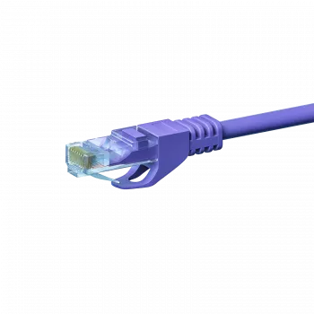 DSIT CAT5e netwerk-patchkabel, U/UTP, 3 m, violet, 100% koper (DC-58-030)