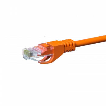 DSIT CAT 5e U/UTP netwerk-patchkabel, 2m, oranje, CCA, RJ45, Gigabit Ethernet
